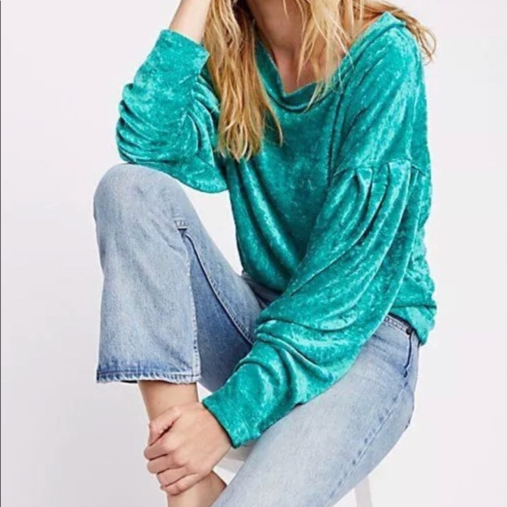 Free People Velvet Top